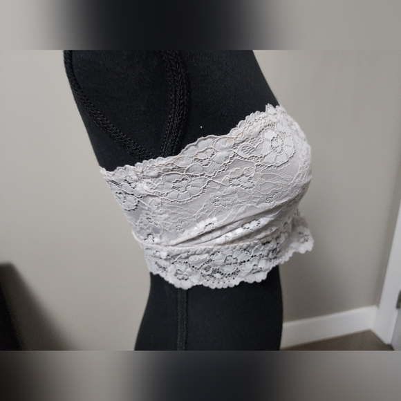 PINK by Victoria Secret White Lace Bandeau - Picture 4 of 7